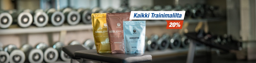 Kaikki Trainimalilta 20 %